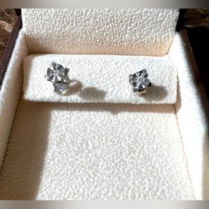 Sterling Silver Earrings with Zirconia